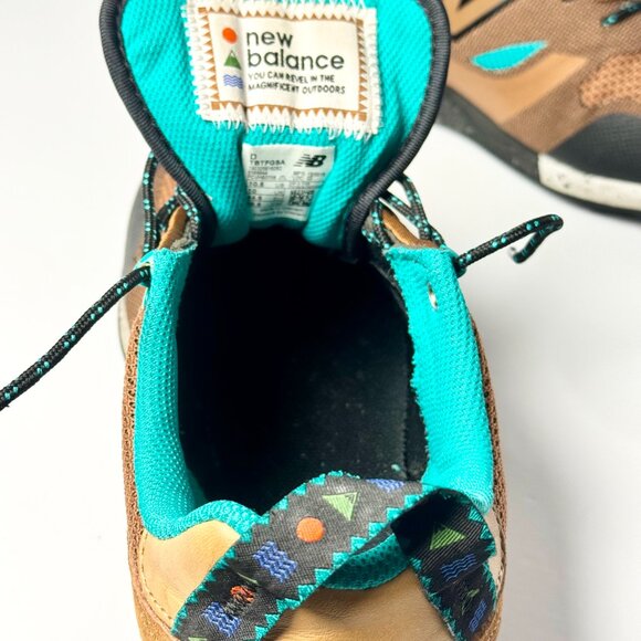 New Balance Men's Trailbuster Re-engineered Sneakers in Tan and Teal Sz 10.5 - Picture 7 of 13